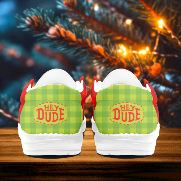 Tubopro The Grinch Christmas Personalized Hey Dude Shoes For Men And Women - Image 3