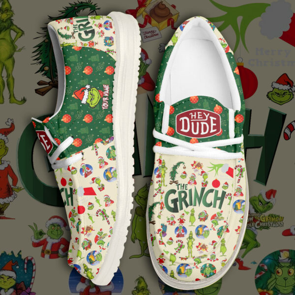 Tubopro The Grinch Personalized Hey Dude Shoes For Men