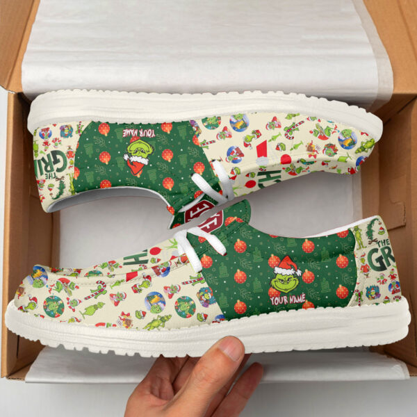 Tubopro The Grinch Personalized Hey Dude Shoes For Men - Image 2