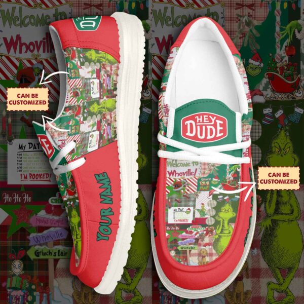 Tubopro The Grinch Personalized Hey Dude Shoes For Men