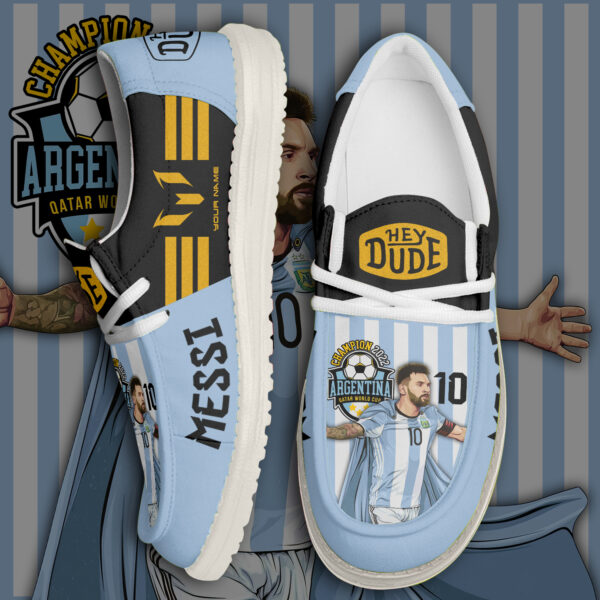 Tubopro Lionel Messi Personalized Hey Dude Shoes For Men And Women