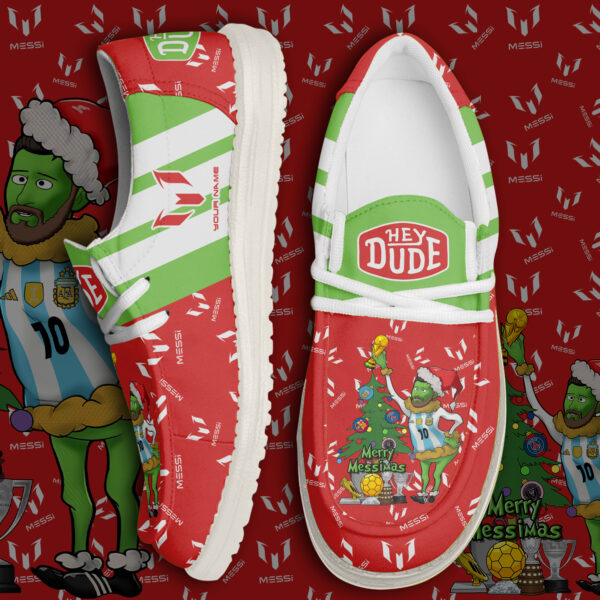 Tubopro Lionel Messi Personalized Hey Dude Shoes For Men And Women