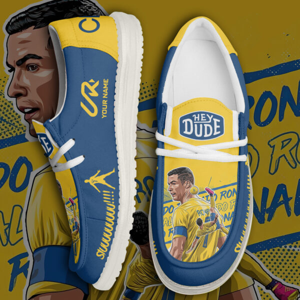 Tubopro Cristiano Ronaldo Personalized Hey Dude Shoes For Men And Women