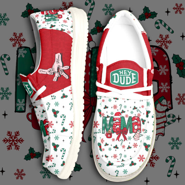 Tubopro Mama Christmas Personalized Hey Dude Shoes For Men And Women