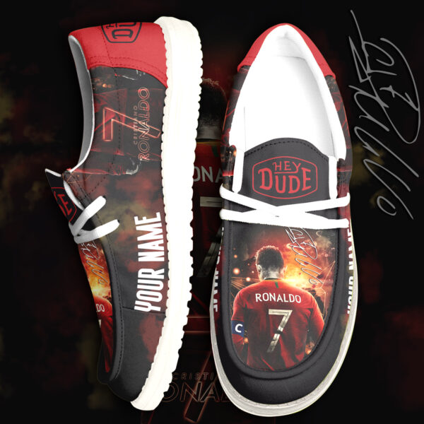 Tubopro Cristiano Ronaldo Personalized Hey Dude Shoes For Men And Women