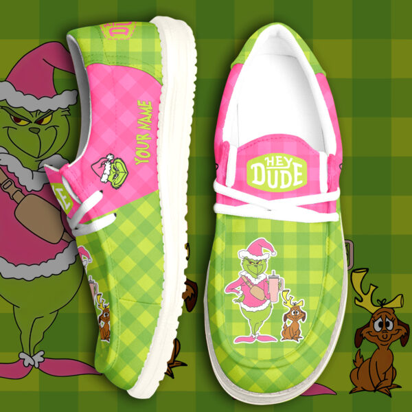 Tubopro The Grinch Personalized Hey Dude Shoes For Men And Women