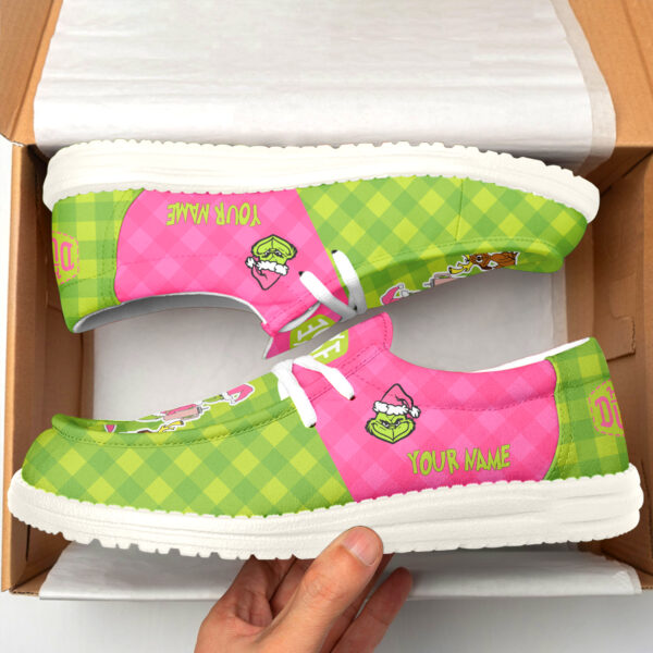 Tubopro The Grinch Personalized Hey Dude Shoes For Men And Women - Image 2