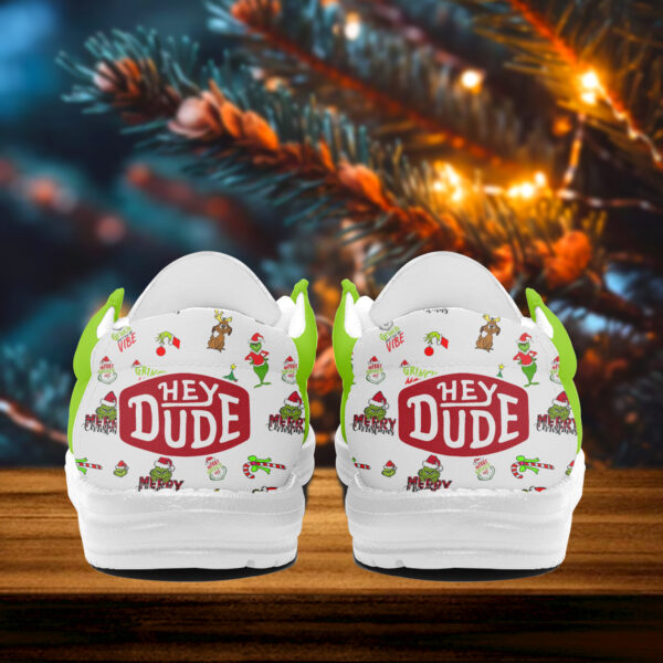 Tubopro The Grinch Christmas Personalized Hey Dude Shoes For Men And Women - Image 2