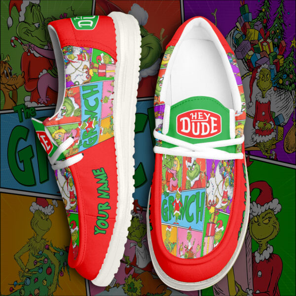 Tubopro The Grinch Personalized Hey Dude Shoes For Men And Women