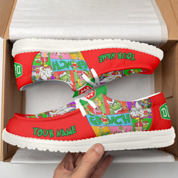 Tubopro The Grinch Personalized Hey Dude Shoes For Men And Women - Image 2