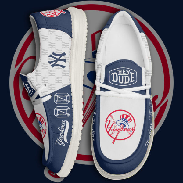 Tubopro New York Yankees Personalized Hey Dude Shoes For Men And Women