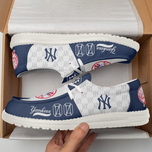 Tubopro New York Yankees Personalized Hey Dude Shoes For Men And Women - Image 2