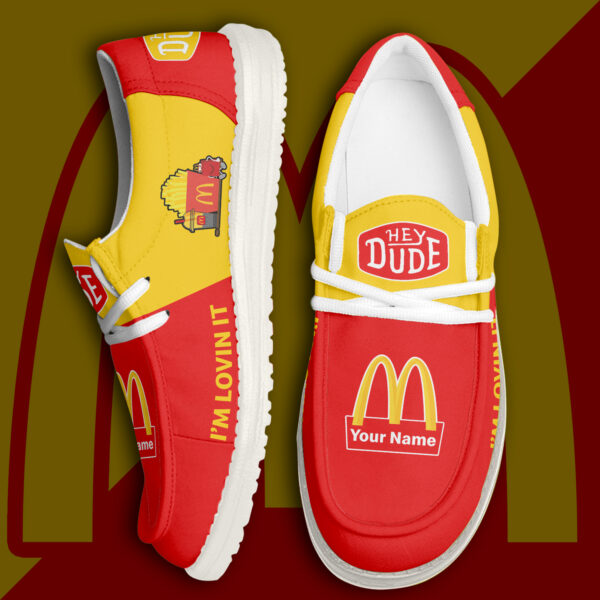 Tubopro McDonald Personalized Hey Dude Shoes For Men And Women