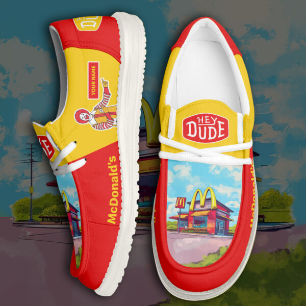 Tubopro McDonalds Personalized Hey Dude Shoes For Men And Women