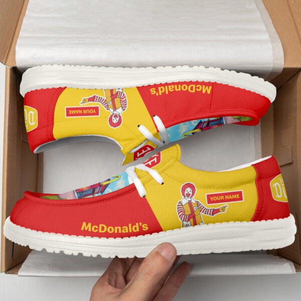 Tubopro McDonalds Personalized Hey Dude Shoes For Men And Women - Image 2