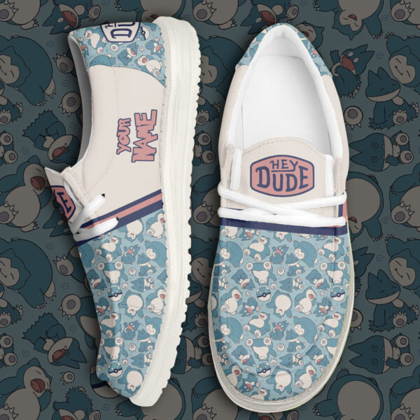 Tubopro Snorlax Pokemon Personalized Hey Dude Shoes For Men And Women