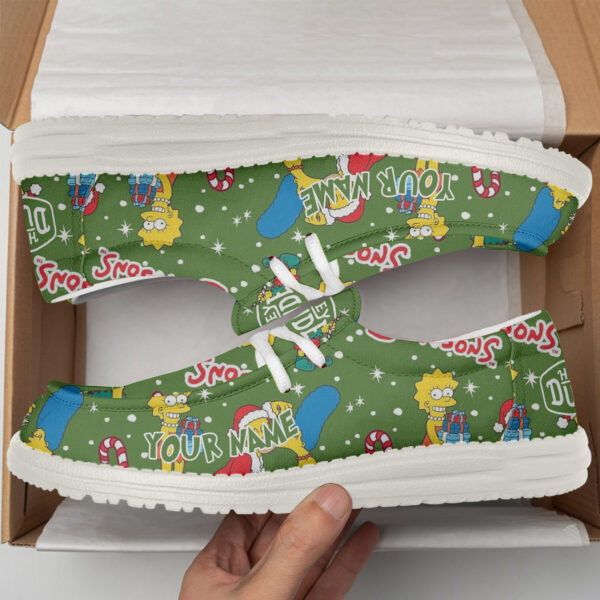 Tubopro The Simpsons Personalized Hey Dude Shoes For Men - Image 4