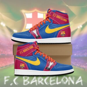 Tubopro FC Barcelona AJ1 High Sneakers Shoes For Men And Women