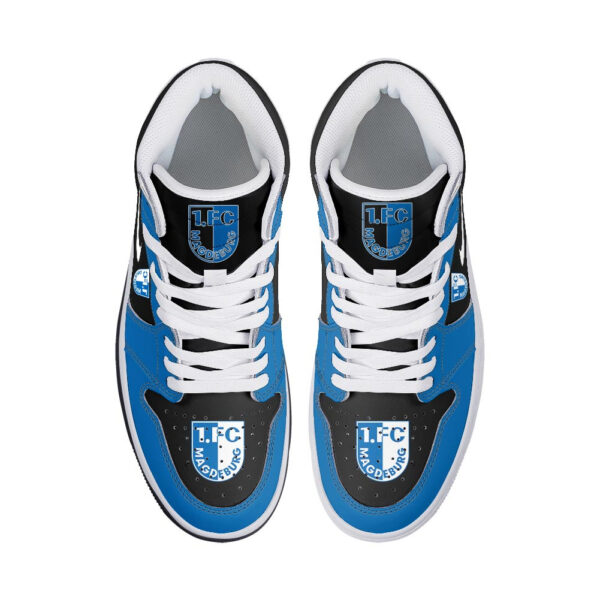 Tubopro 1. FC Magdeburg AJ1 High Sneakers Shoes For Men And Women - Image 3