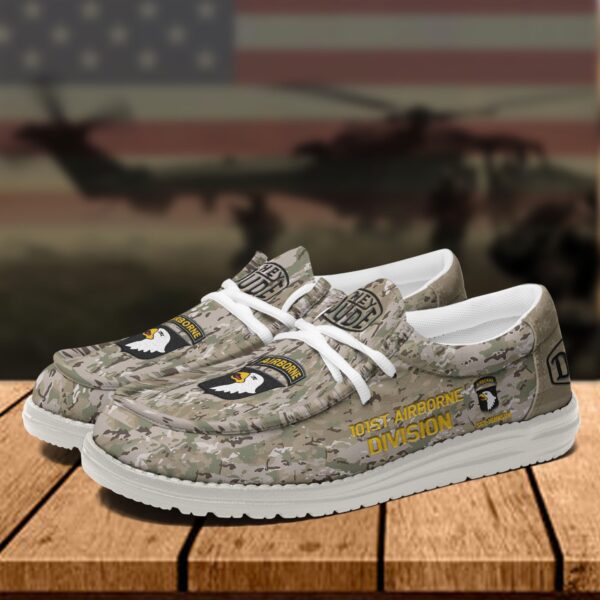 Tubopro 101st Airborne Division Personalized Hey Dude Shoes For Men And Women - Image 3