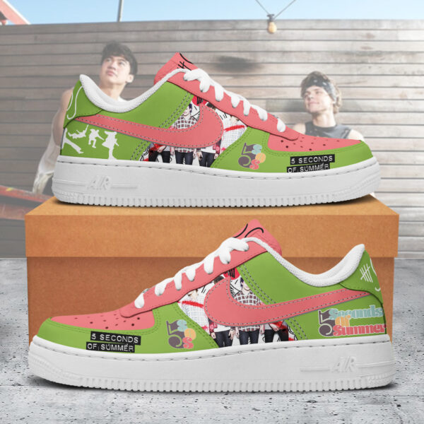 Tubopro 5 Seconds of Summer Air Low-Top Sneakers Shoes For Men And Women