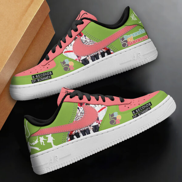 Tubopro 5 Seconds of Summer Air Low-Top Sneakers Shoes For Men And Women - Image 4
