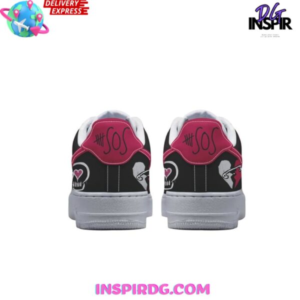 Tubopro 5 Seconds of Summer Air Low-Top Sneakers Shoes For Men And Women - Image 3