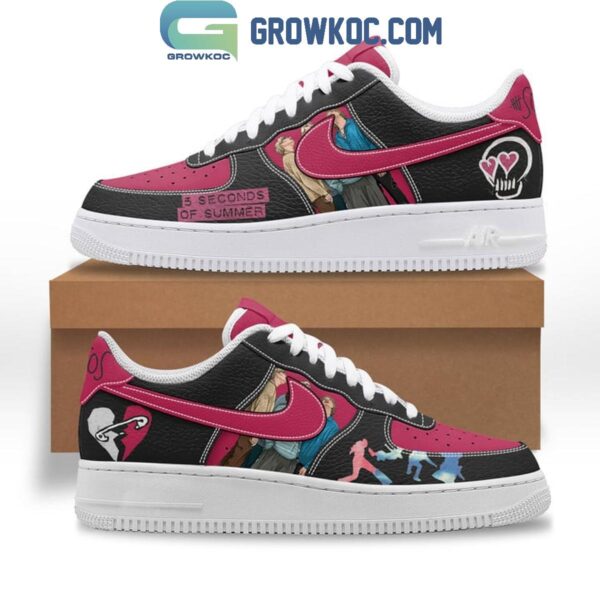 Tubopro 5 Seconds of Summer Air Low-Top Sneakers Shoes For Men And Women - Image 2