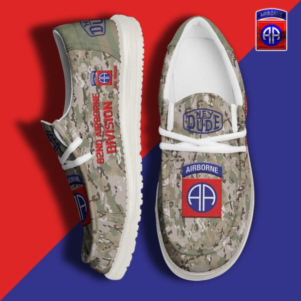 Tubopro 82nd Airborne Personalized Hey Dude Shoes For Men And Women