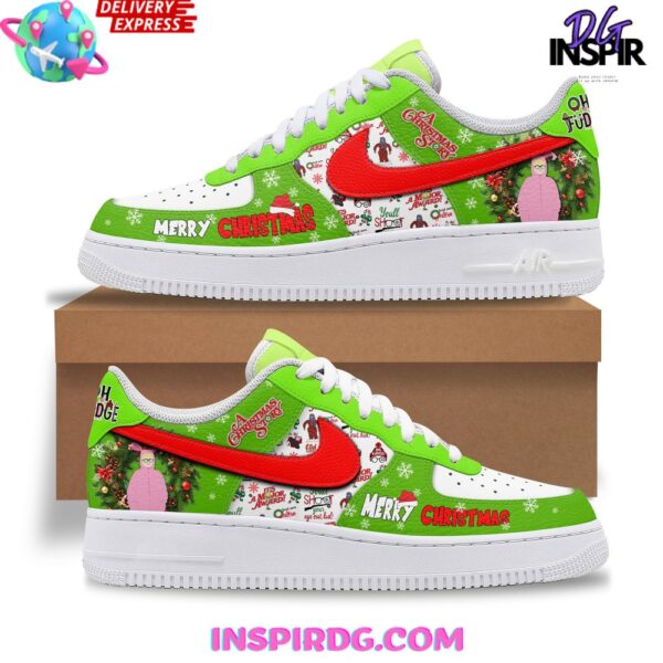 Tubopro A Christmas Story Merry Christmas Air Low-Top Sneakers Shoes For Men And Women - Image 2