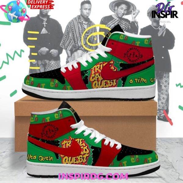 Tubopro A Tribe Called Quest AJ1 High Sneakers Shoes For Men And Women