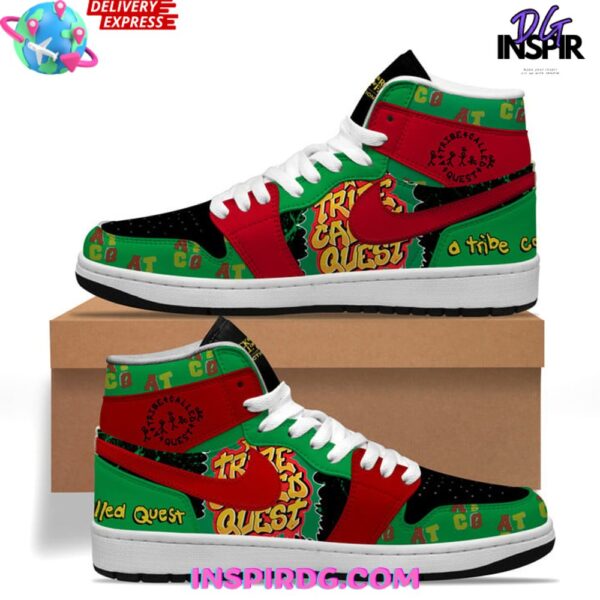 Tubopro A Tribe Called Quest AJ1 High Sneakers Shoes For Men And Women - Image 2