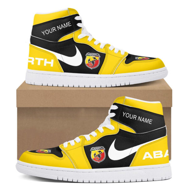Tubopro Abarth AJ1 High Sneakers Shoes For Men And Women - Image 2