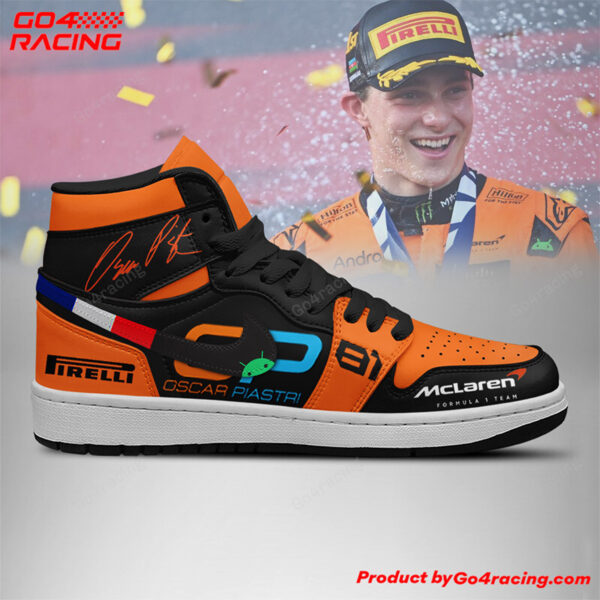 Tubopro Abdrea Antonelli  Mercedes-AMG AJ1 High Sneakers Shoes For Men And Women - Image 3