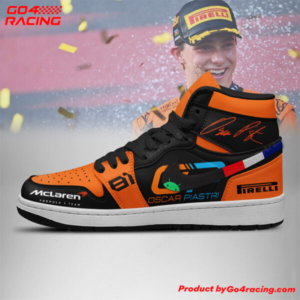 Tubopro Abdrea Antonelli  Mercedes-AMG AJ1 High Sneakers Shoes For Men And Women - Image 2