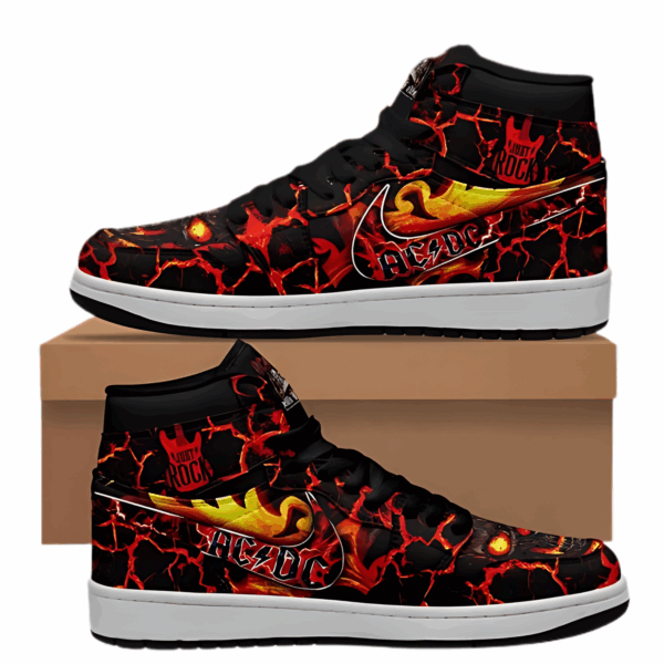 Tubopro AC-DC AJ1 High Sneakers Shoes For Men And Women
