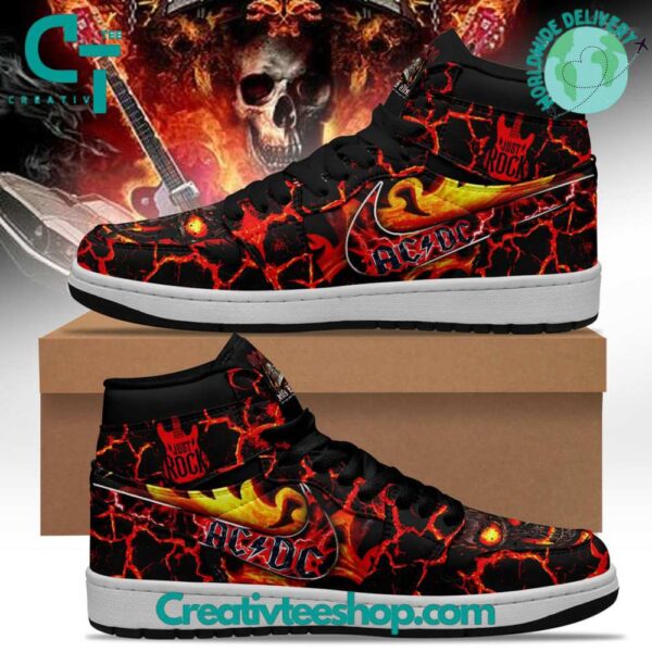 Tubopro ACDC AJ1 High Sneakers Shoes For Men And Women