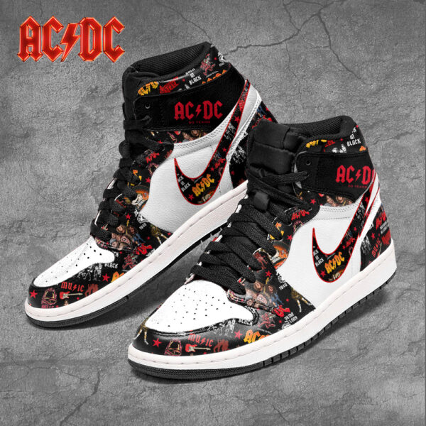 Tubopro ACDC AJ1 High Sneakers Shoes For Men And Women - Image 2