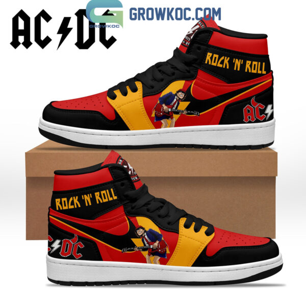 Tubopro ACDC AJ1 High Sneakers Shoes For Men And Women