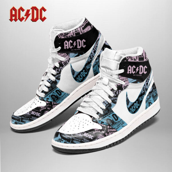 Tubopro ACDC AJ1 High Sneakers Shoes For Men And Women - Image 2