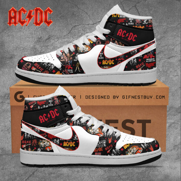 Tubopro ACDC AJ1 High Sneakers Shoes For Men And Women