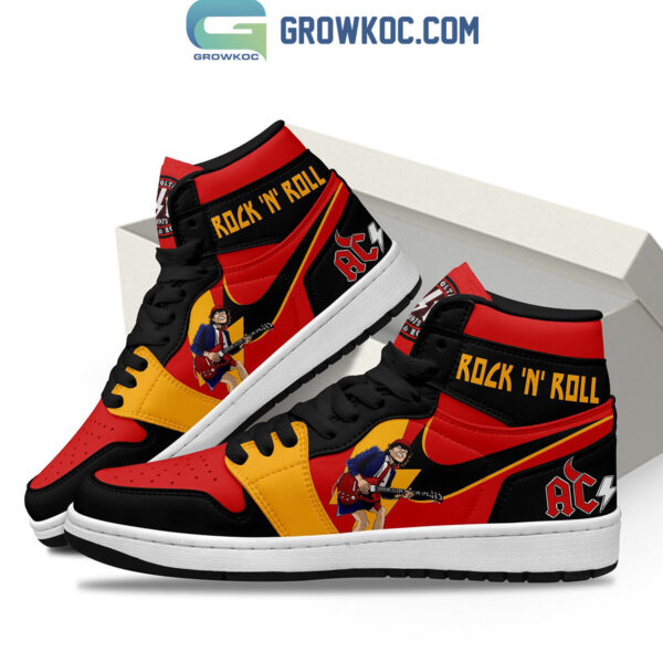 Tubopro ACDC AJ1 High Sneakers Shoes For Men And Women - Image 3