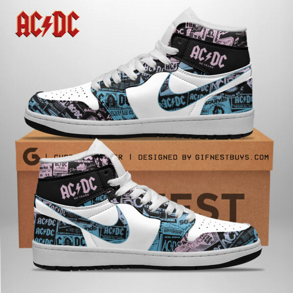 Tubopro ACDC AJ1 High Sneakers Shoes For Men And Women