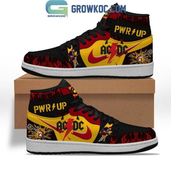 Tubopro ACDC AJ1 High Sneakers Shoes For Men And Women - Image 2