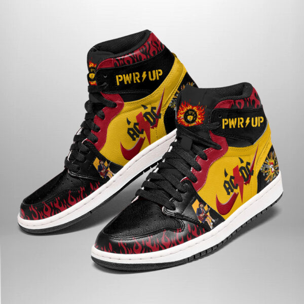 Tubopro ACDC AJ1 High Sneakers Shoes For Men And Women - Image 2