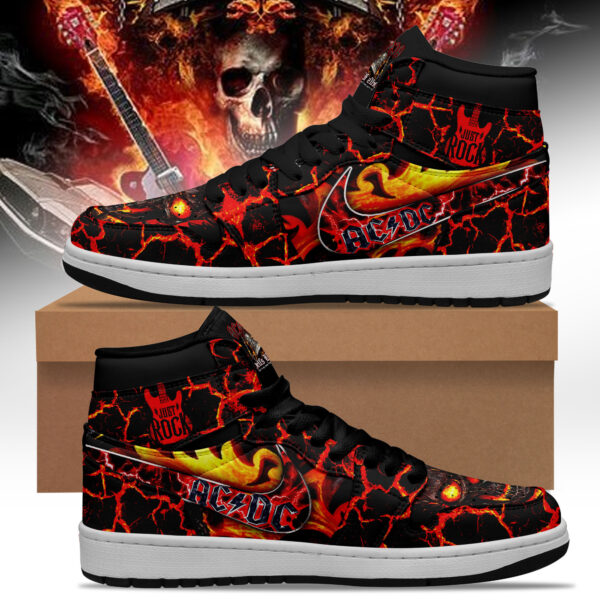 Tubopro ACDC AJ1 High Sneakers Shoes For Men And Women