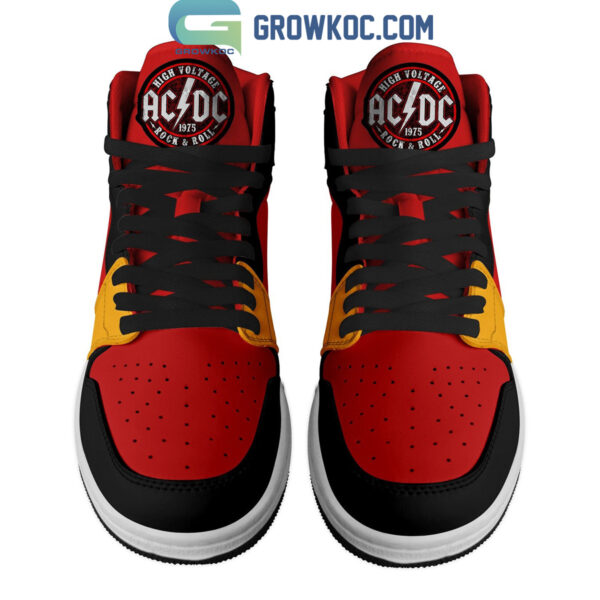 Tubopro ACDC AJ1 High Sneakers Shoes For Men And Women - Image 2