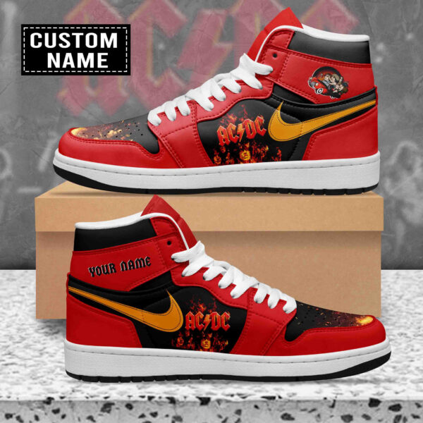 Tubopro ACDC AJ1 High Sneakers Shoes For Men And Women - Image 2