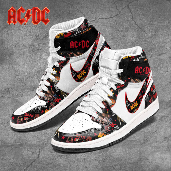 Tubopro ACDC AJ1 High Sneakers Shoes For Men And Women - Image 2