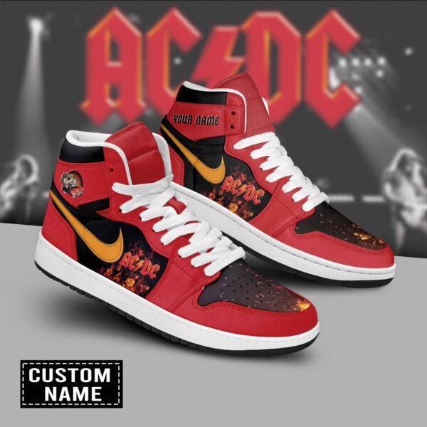 Tubopro ACDC AJ1 High Sneakers Shoes For Men And Women